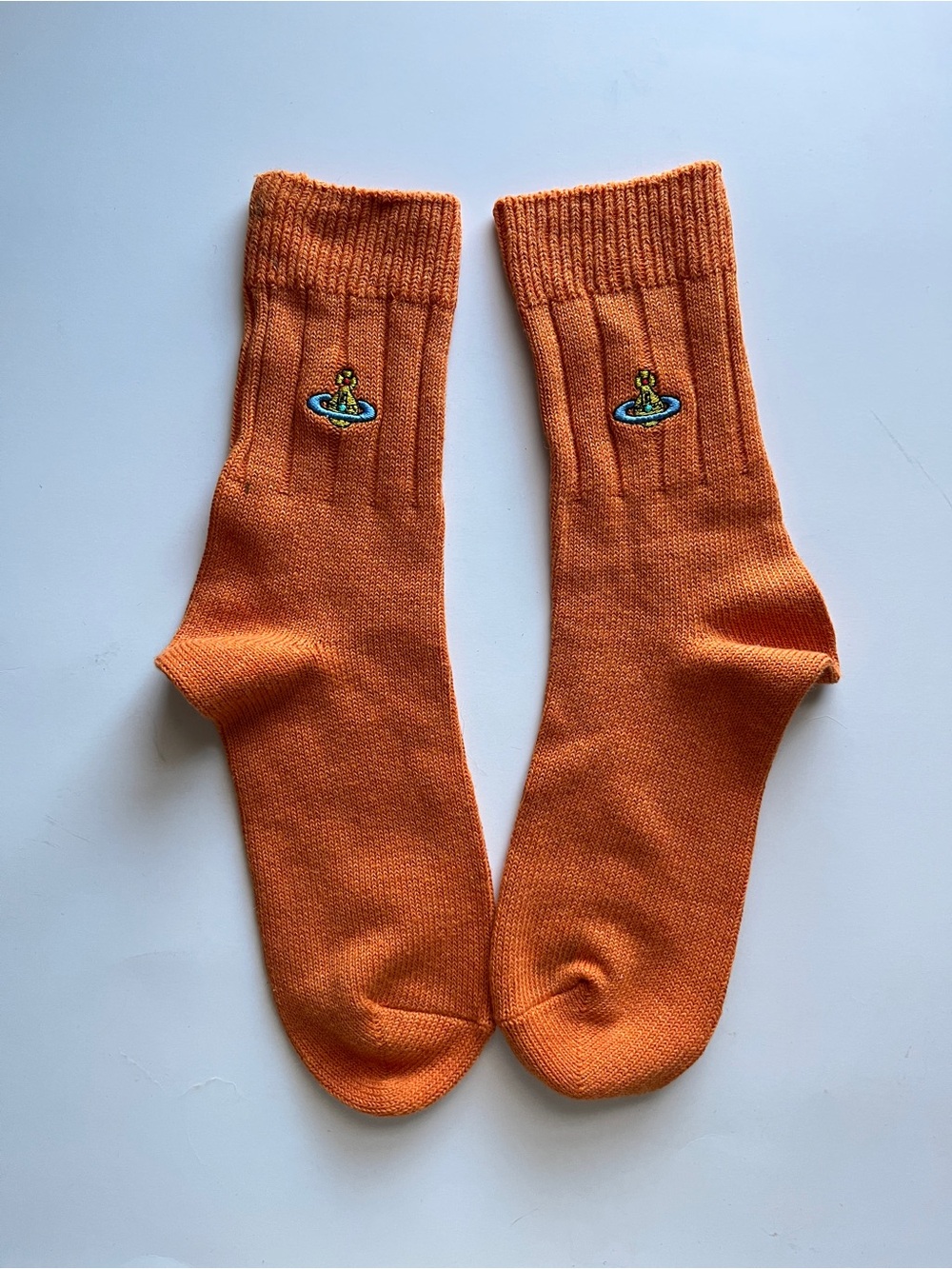 Vivienne Westwood Orange Crew Socks